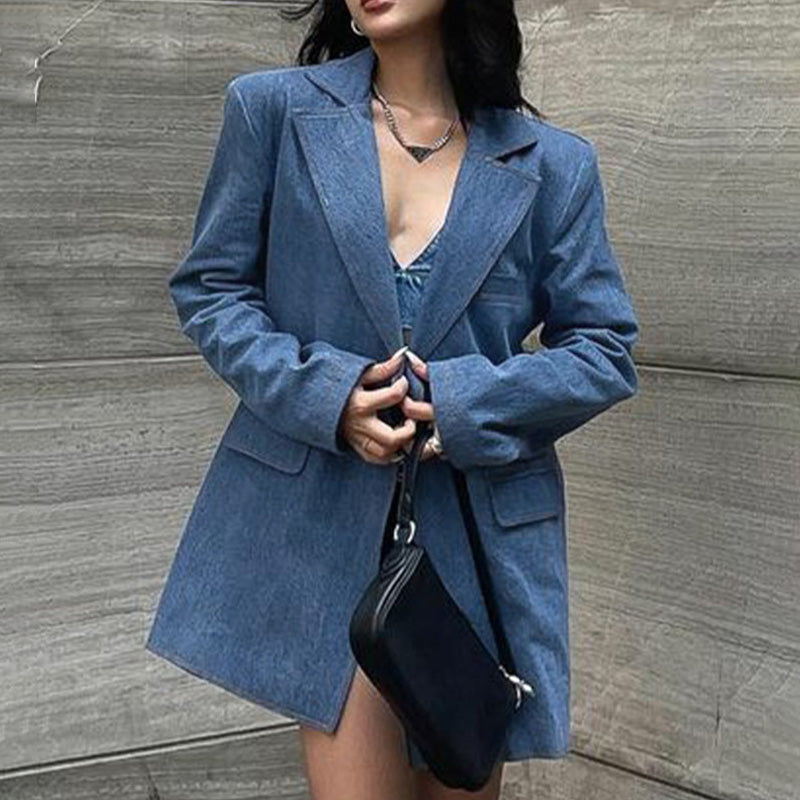 Emie Daly Relaxed Denim Blazer