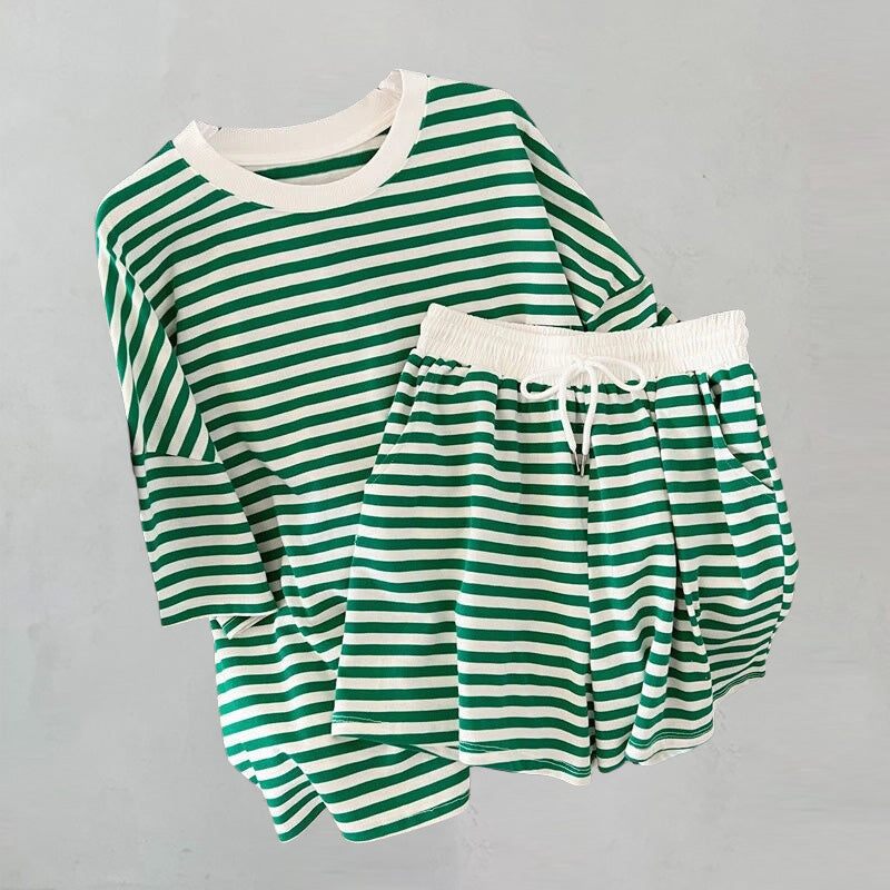 Emie Daly Striped Spring Set