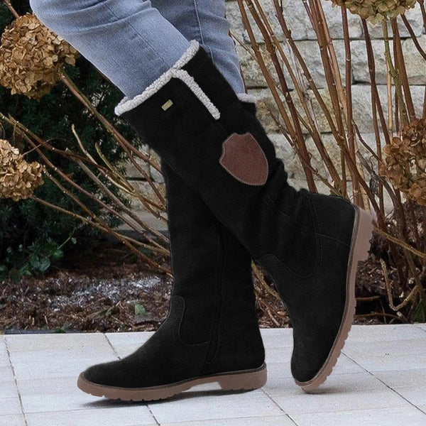 Ivette - women's vintage-style suede boots