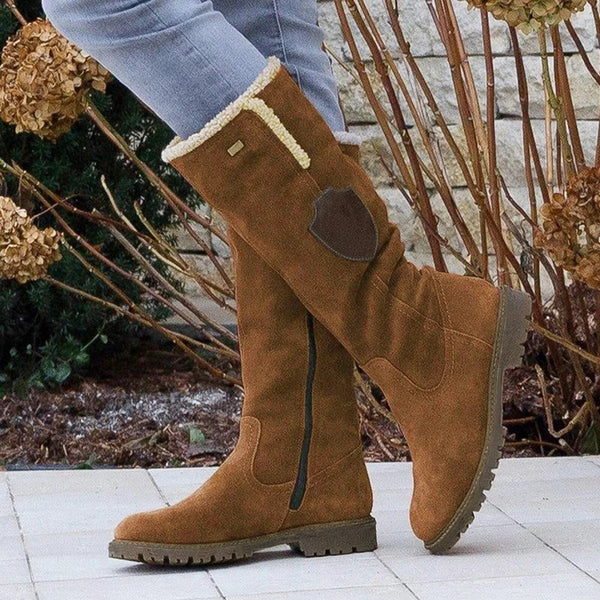 Ivette - women's vintage-style suede boots