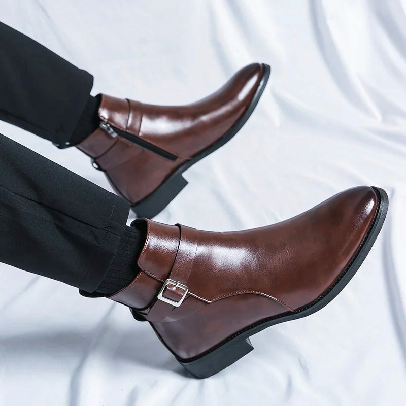 Executive Zip Chelsea Boots