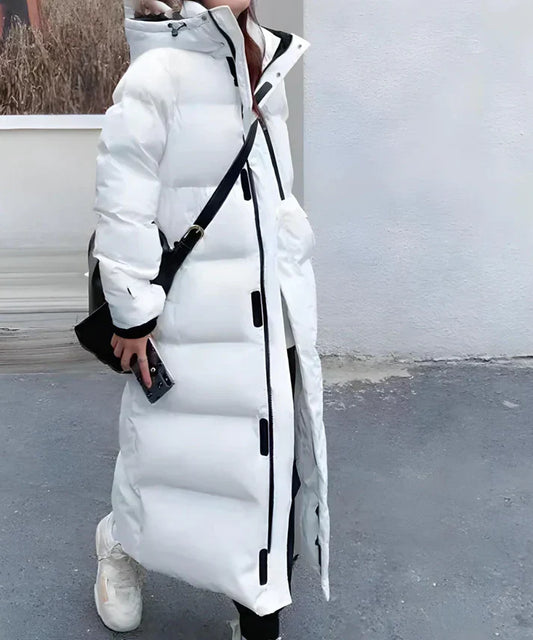 Waterproof and windproof long jacket - celine