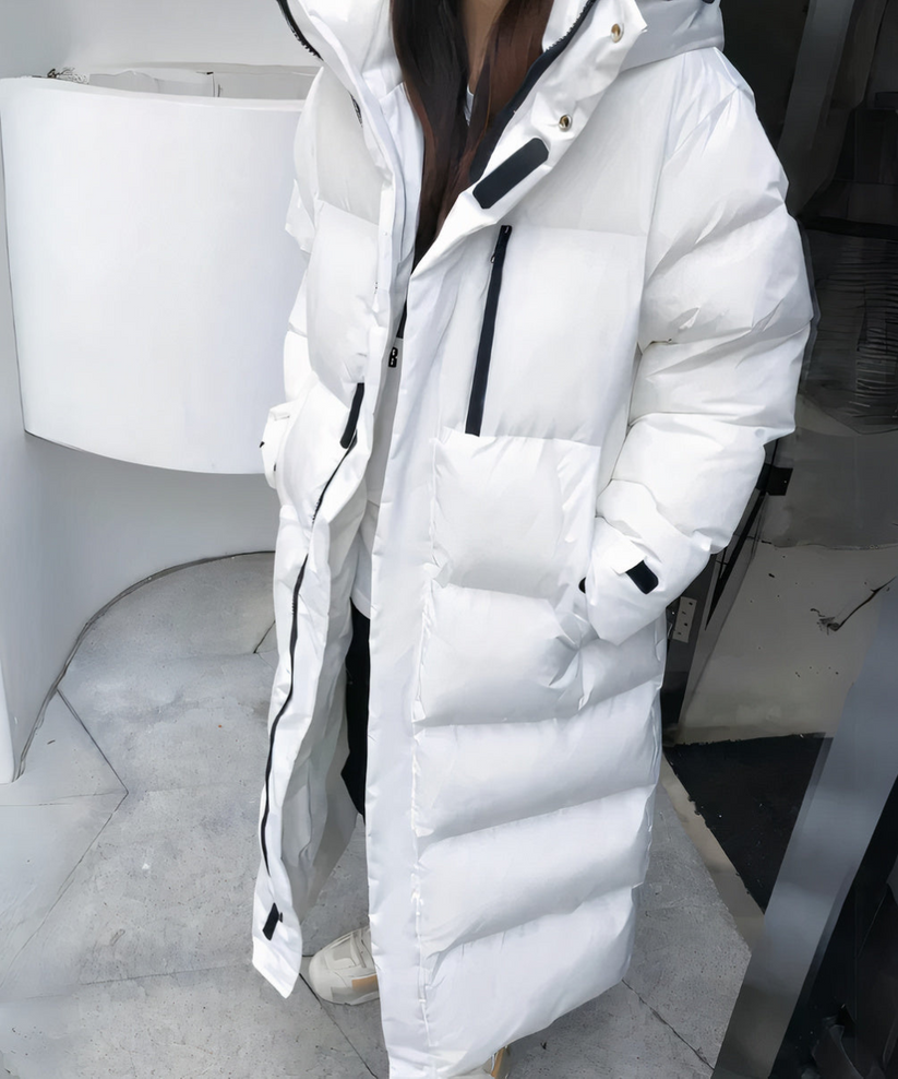 Waterproof and windproof long coat - Celine