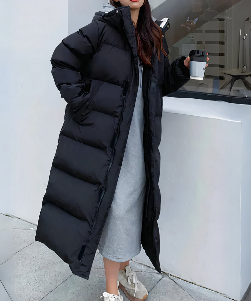 Waterproof and windproof long coat - Celine