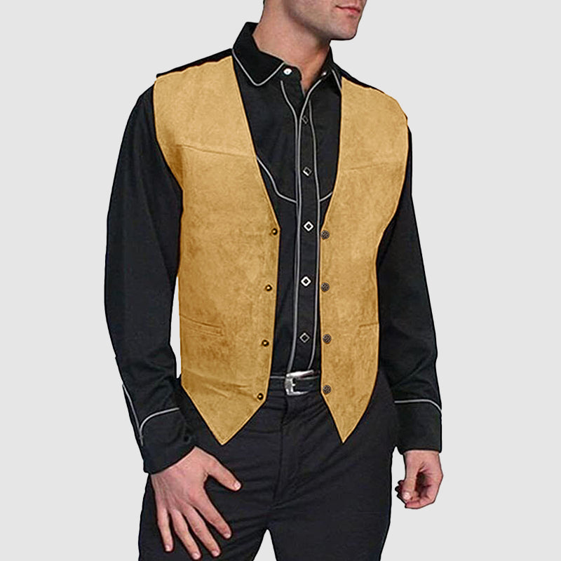 Frank Hardy Cowboy Suede Vest