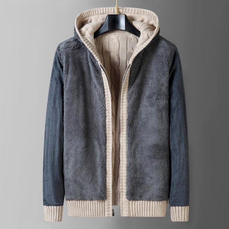 Frank Hardy Hooded Premium Wool Cardigan