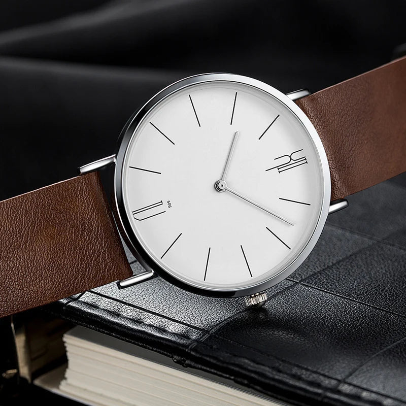 Frank Hardy Leather Analog Watch