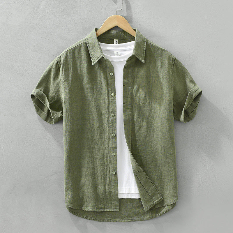 Frank Hardy Minimalist Cotton Linen Shirt