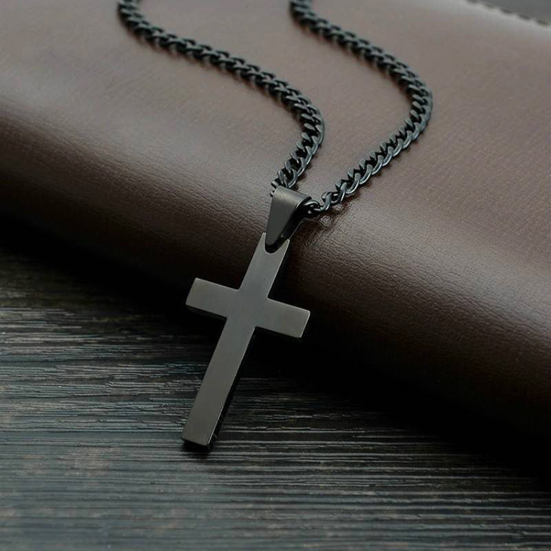 Frank Hardy Signature Metal Cross Necklace