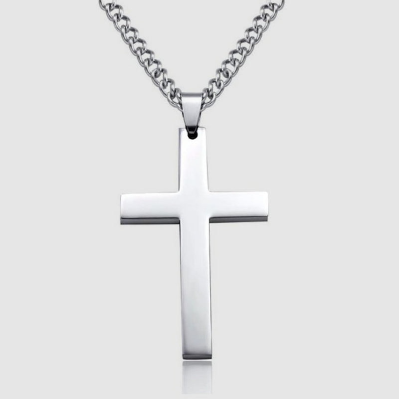 Frank Hardy Signature Metal Cross Necklace