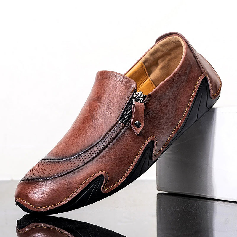 Grand Prix Genuine Leather Loafers