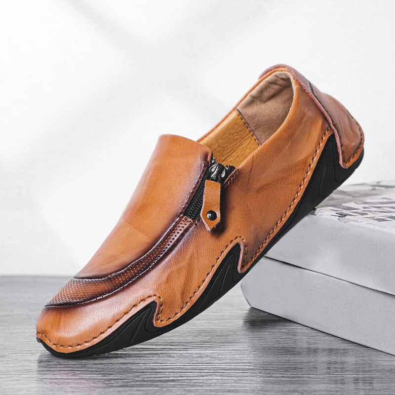 Grand Prix Genuine Leather Loafers