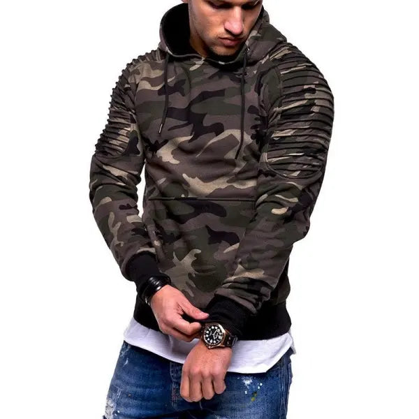 Pullover in a trendy camouflage colour for stylish men