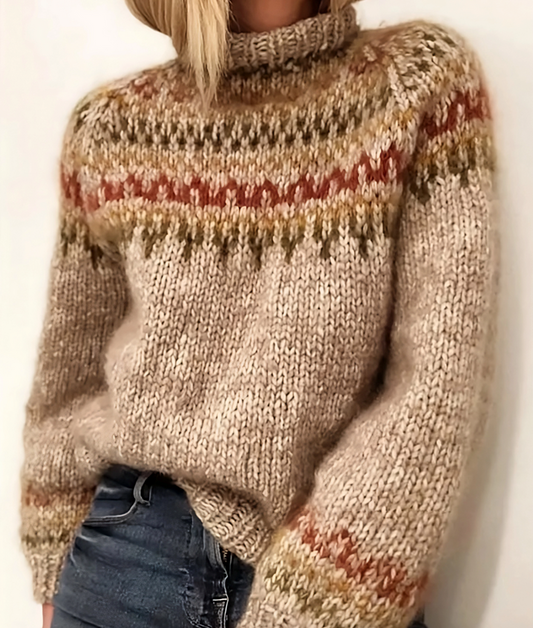 Cosy ladies' turtleneck made of Icelandic wool