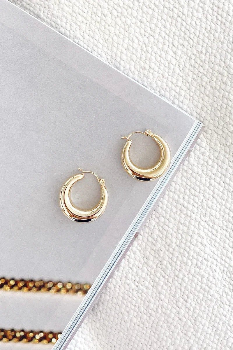 Essential Hoop Earrings - Gold