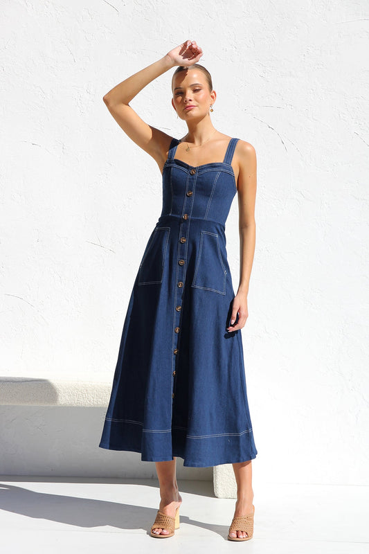 Danielle Dress INDIGO DENIM