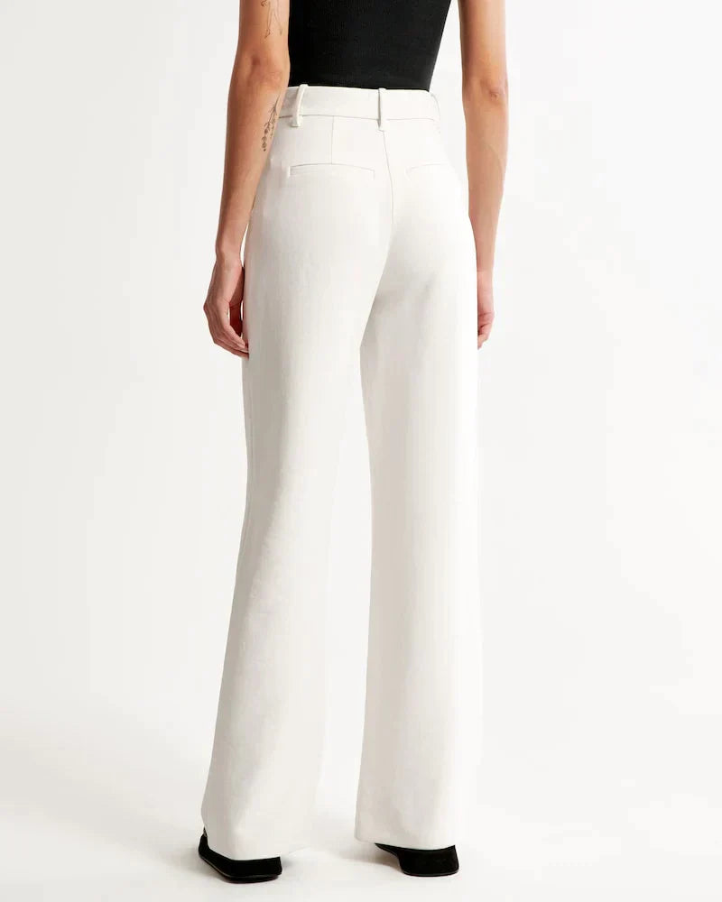 Tailored Wide-Leg Pants