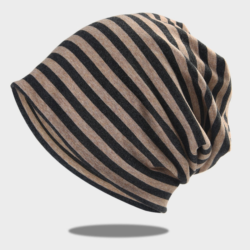 Lewis Striped Autumn Beanie