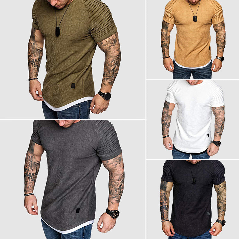 Liberty Solid Color Trendy T-Shirt