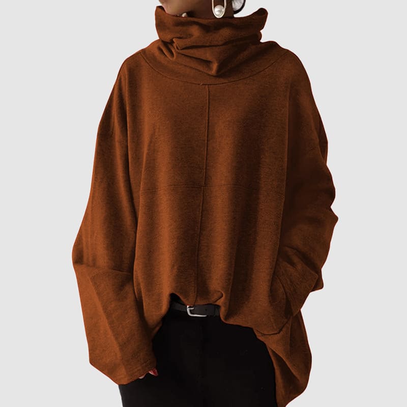 London Oversized Turtleneck Hoodie