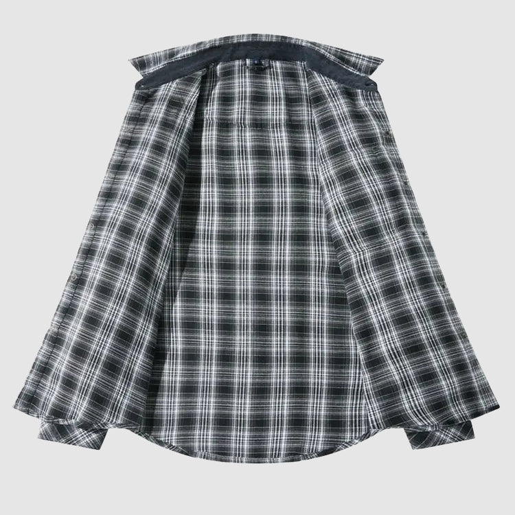 Louis Martin Plaid Flannel Shirt