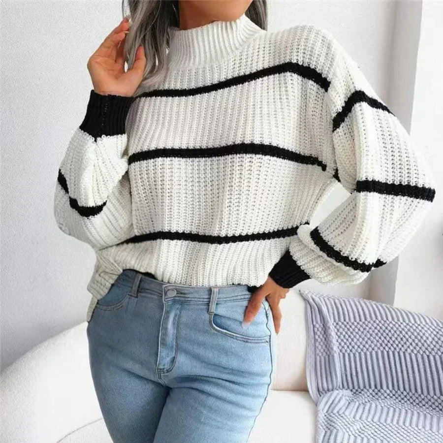 Cosy - cotton women's jumper with an elegant cut