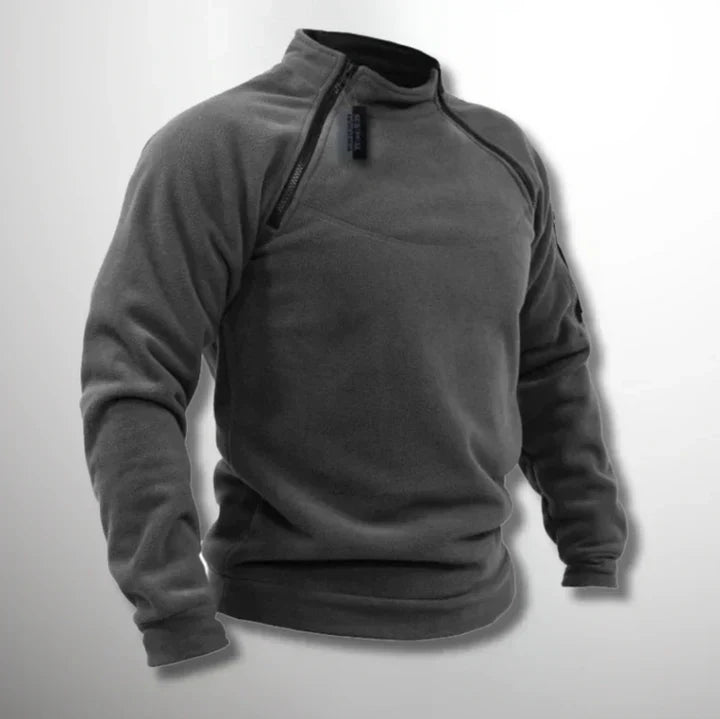 Windproof warm fleece men's jumper