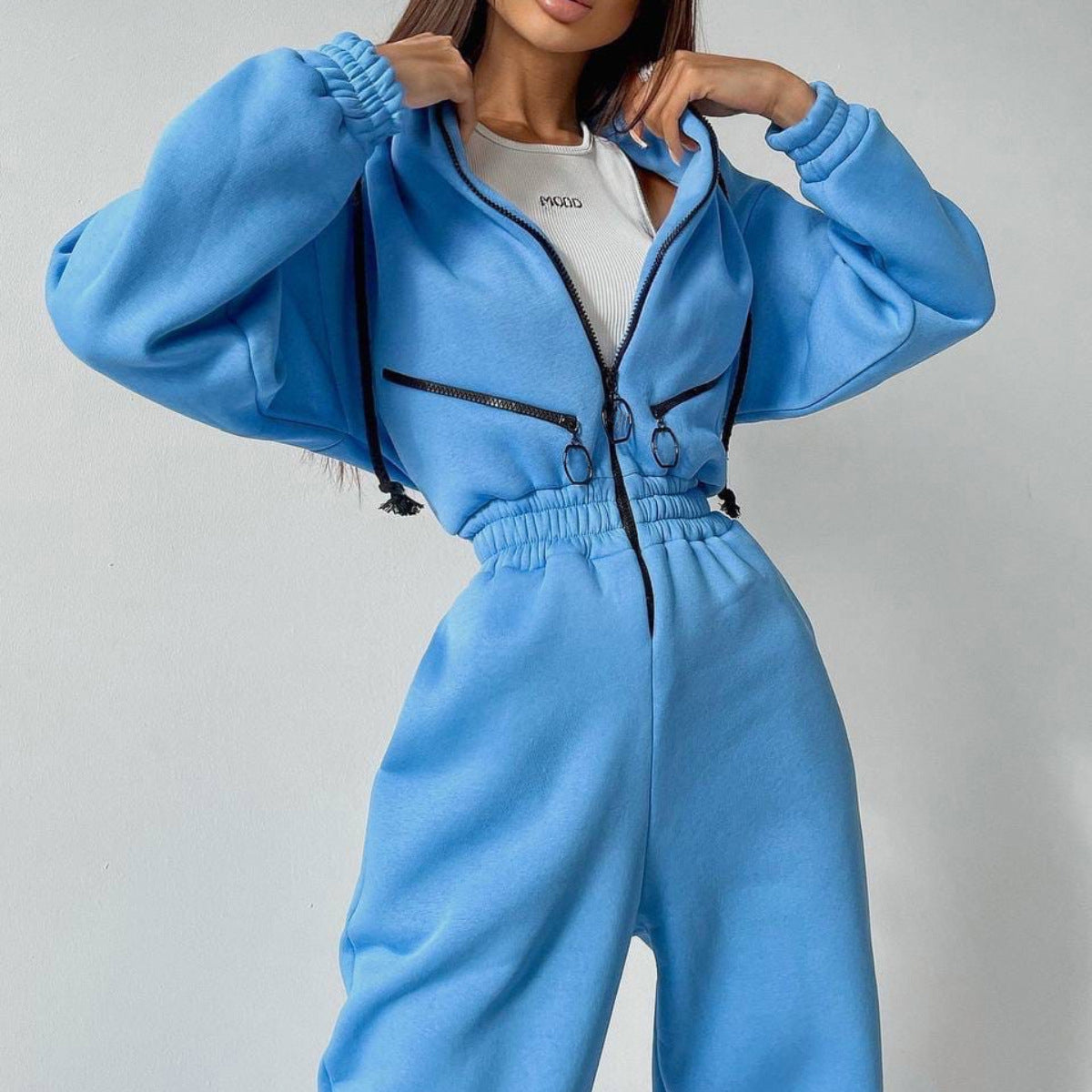 Malin Tassou Hoodie Hug Jumpsuit