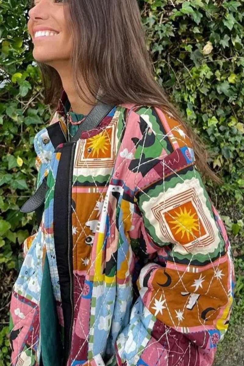 Vintage Print Jacket