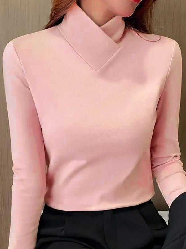 Elara - elegant turtleneck sweater with high collar