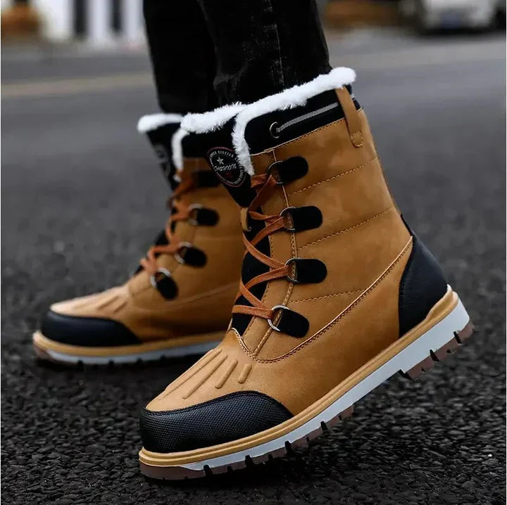 Weatherproof and insulated men's boots