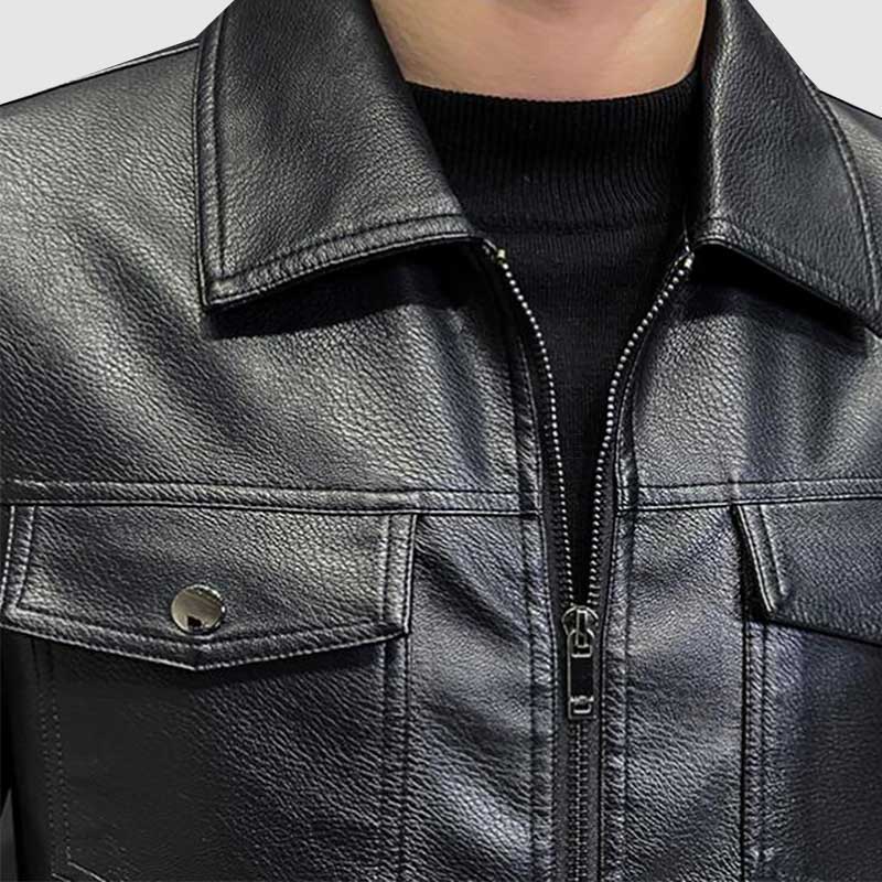 Retro Highway Biker Leather Jacket