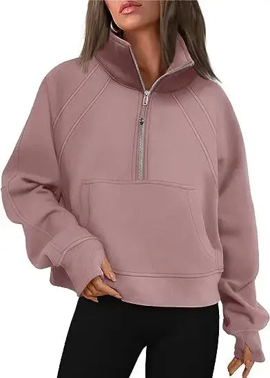 GENEVIE ZIP SWEATER