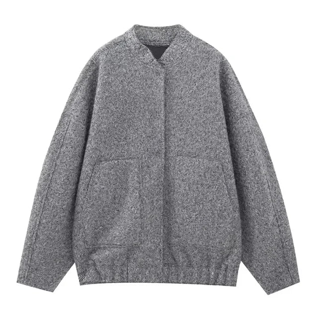 Cozzina - oversized chunky knitted jacket