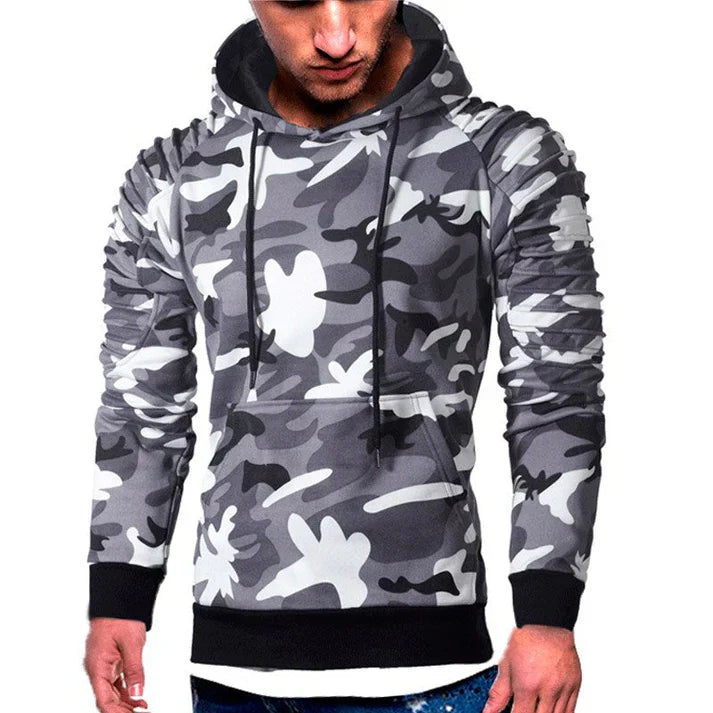 Pullover in a trendy camouflage colour for stylish men