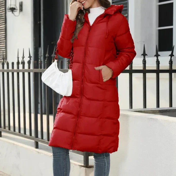 Jackets down jacket for women with pockets and zip