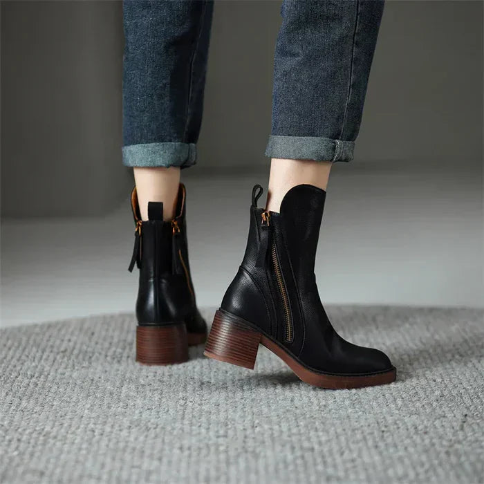 Grazia - leather ankle boots