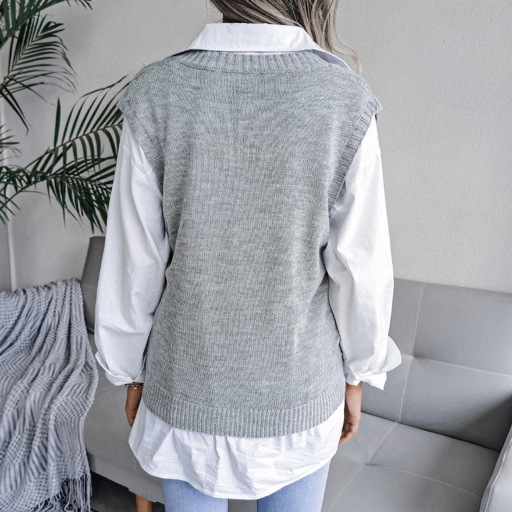 Stella Knitted Vest Sweater