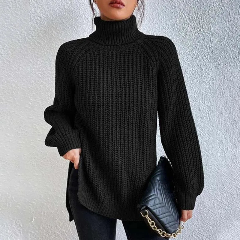 Zoe- Knitted Turtleneck Sweater