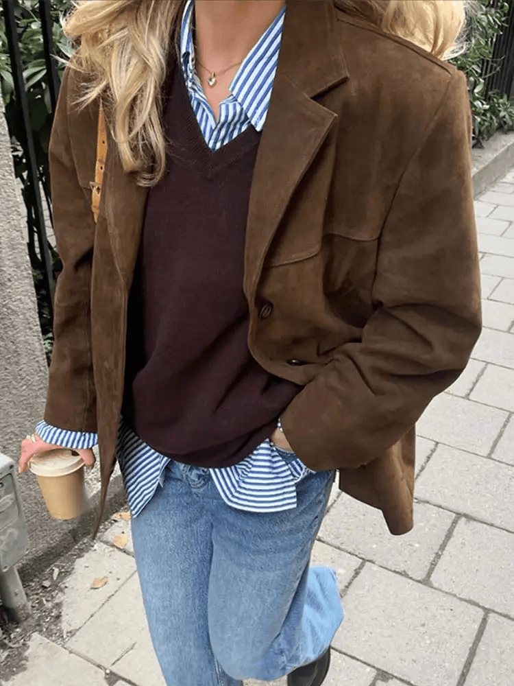 Demi | Brown High Street Autumn Jacket Ladies