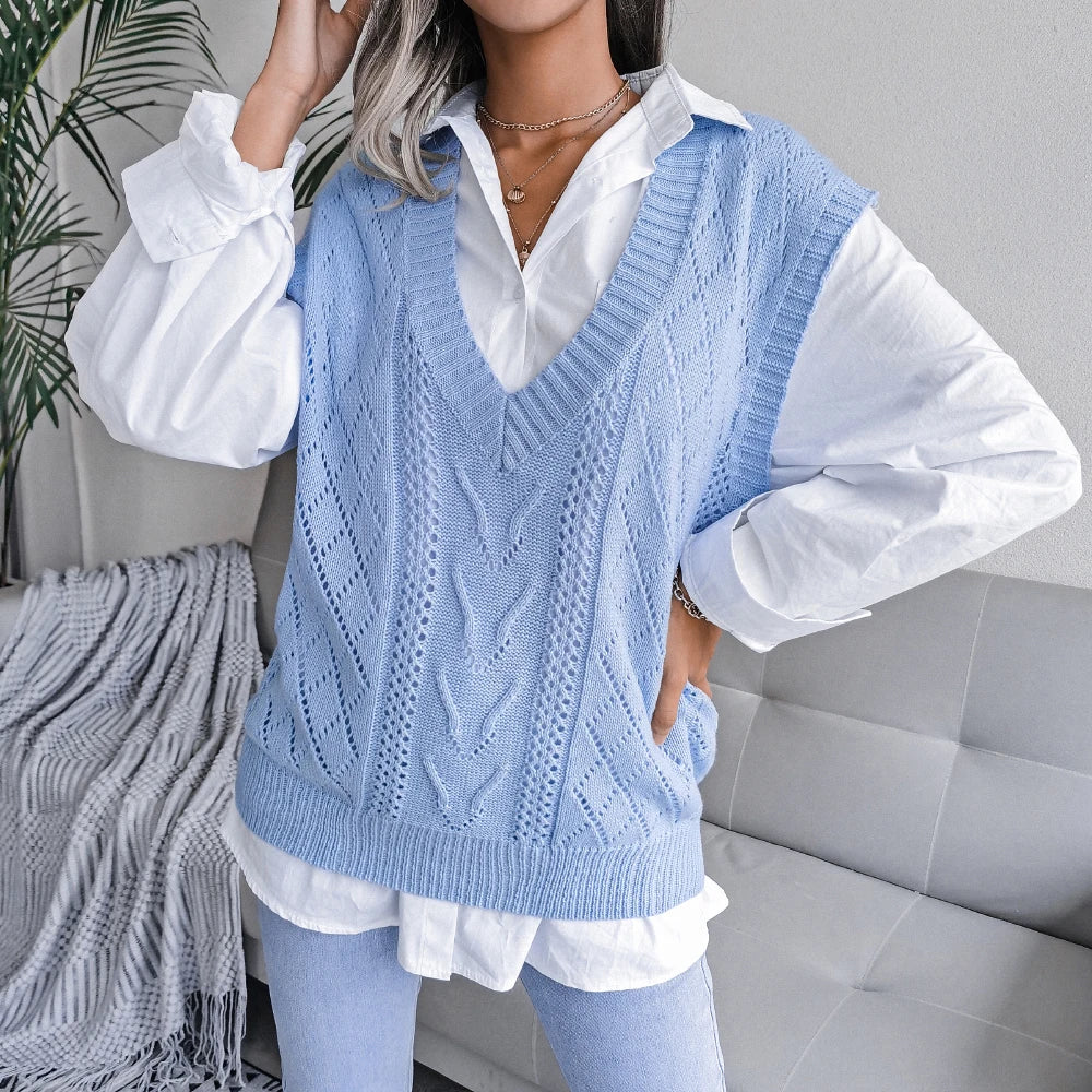 Stella Knitted Vest Sweater