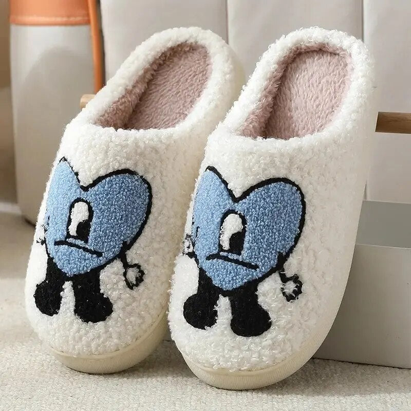 AVA COZY HEART SLIPPERS