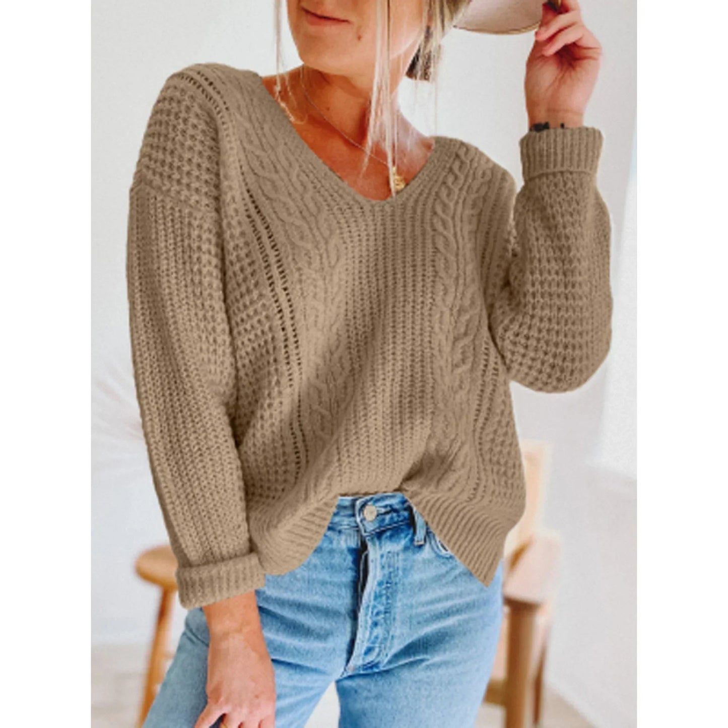 Cara Hollow Sweater Top