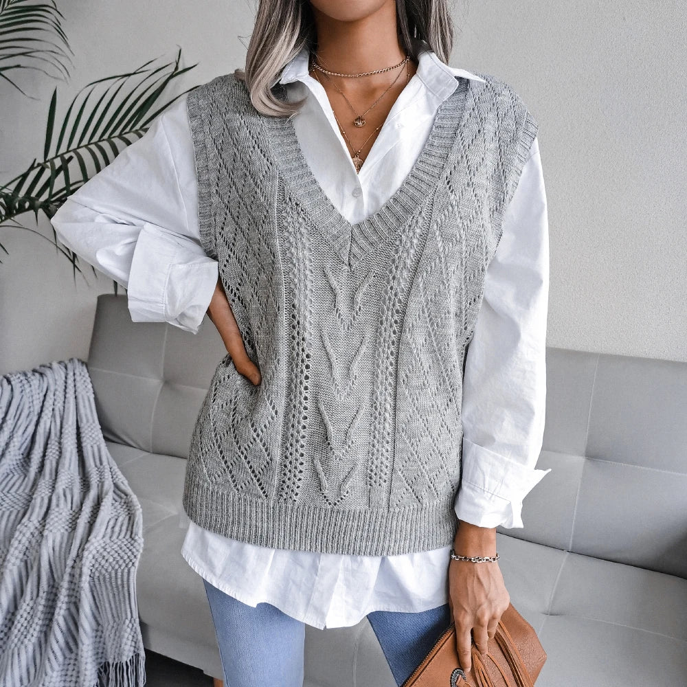 Stella Knitted Vest Sweater