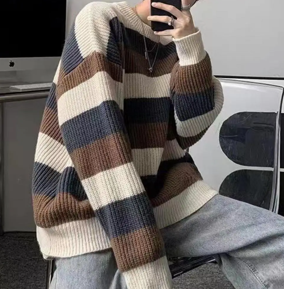 Walter Striped Knitted Pullover