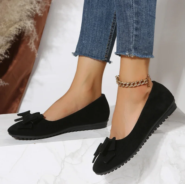 Deborah Ribbon Flat Shoes