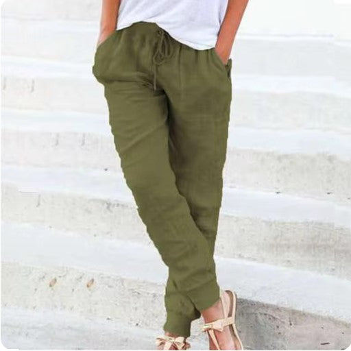 Tasha | Cotton Linen Pants