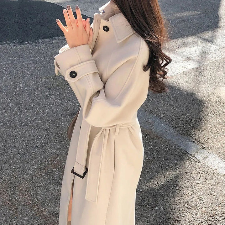 Chloe | elegant winter coat for women, long and warm