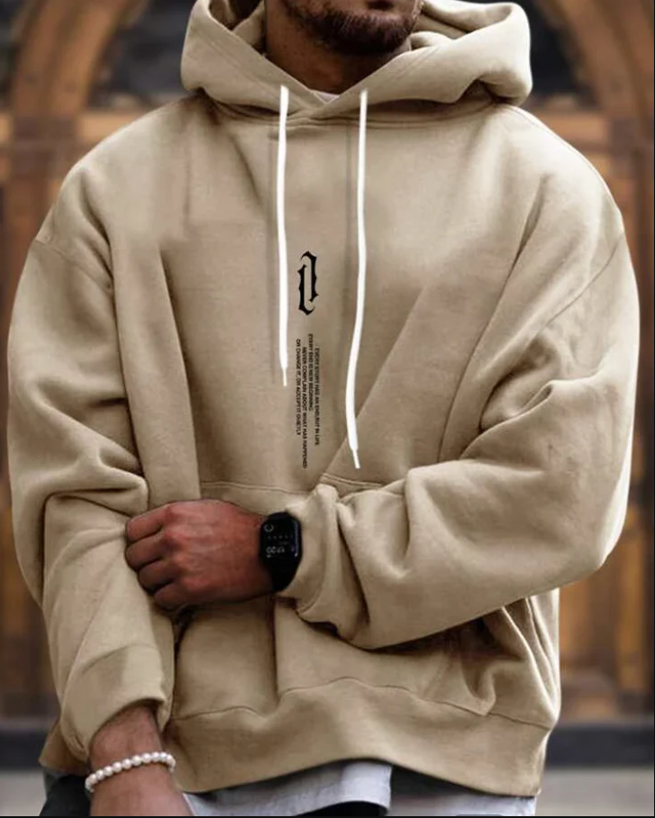 Comfortable and stylish men's hoodie