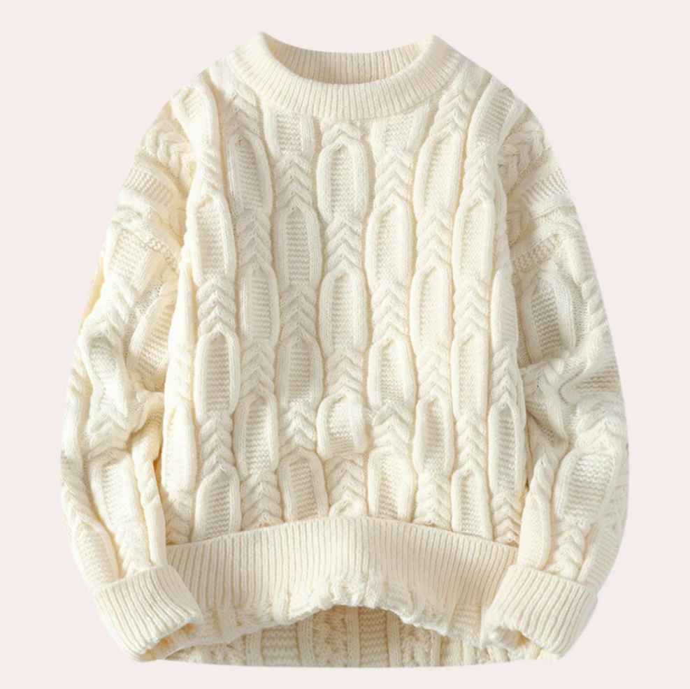 Tiberiu - warm knitted jumper for men